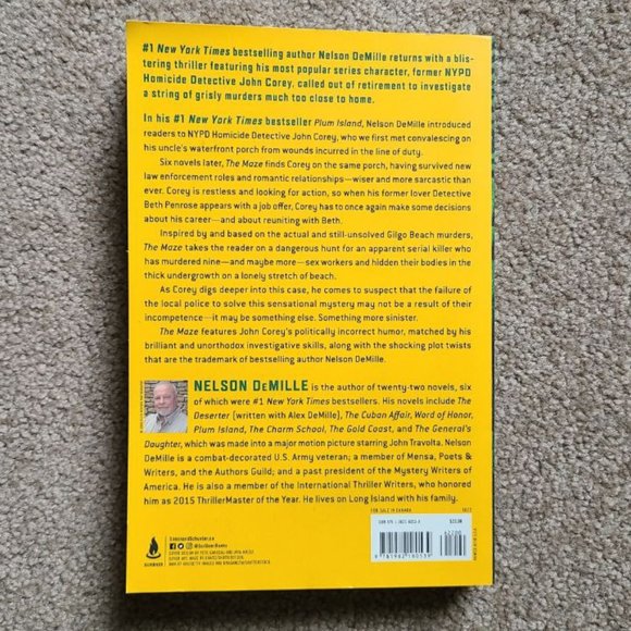 4/$25 The Maze (Volume 8) by John Corey - Paperback - Picture 5 of 5